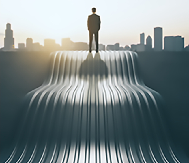 Man atop a hill